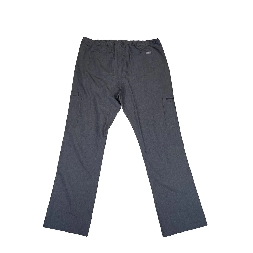 Figs Cairo Cargo Scrub Pants Mens 2XL Gray Technical Collection Work Stretch NEW